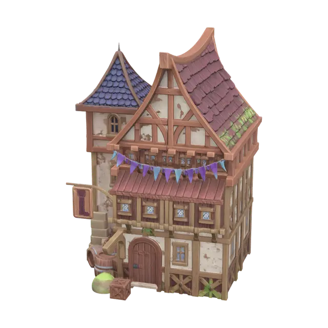 3D model for Modern Medieval City
