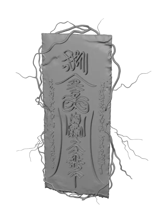 3D model for Thunder Scroll