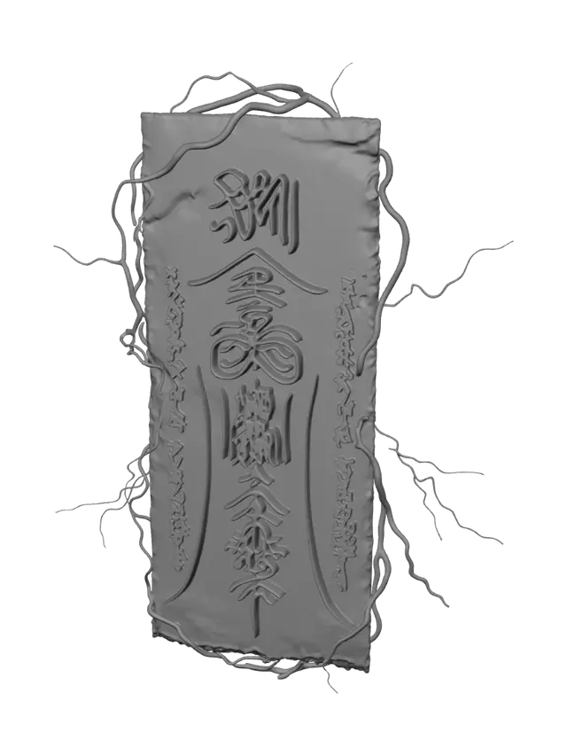 3D model for Thunder Scroll