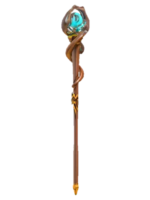 Mystic Staff - Sorcery 3D model, vytvořený pomocí AI