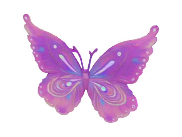 Aurora Monarch - Butterflies 3D model, vytvořený pomocí AI