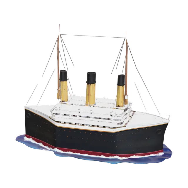 3D model for Stylized Titanic Bow