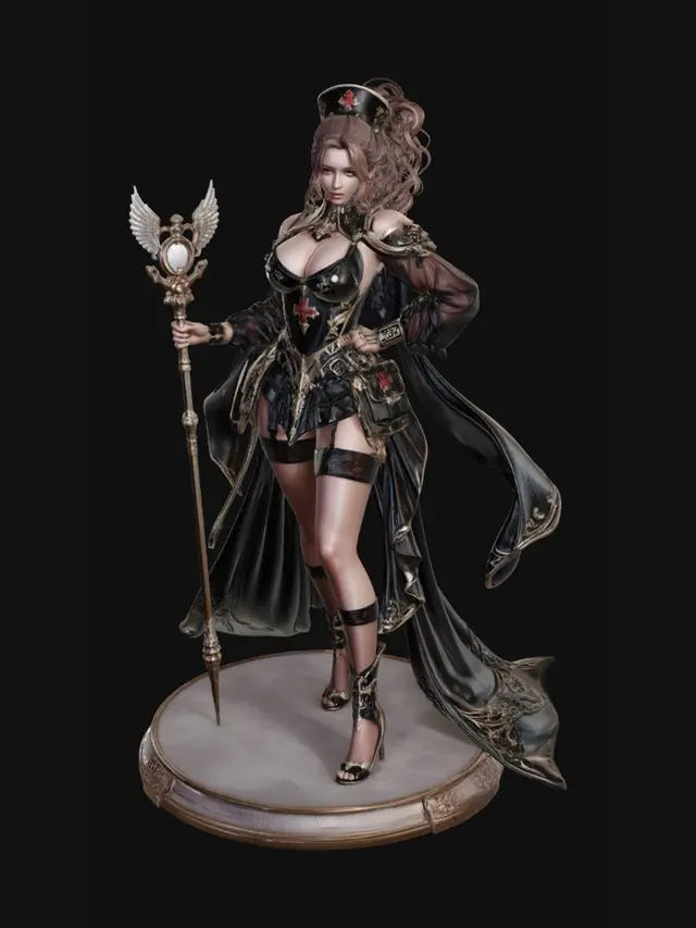 3D model for Red Cleric of the Cross