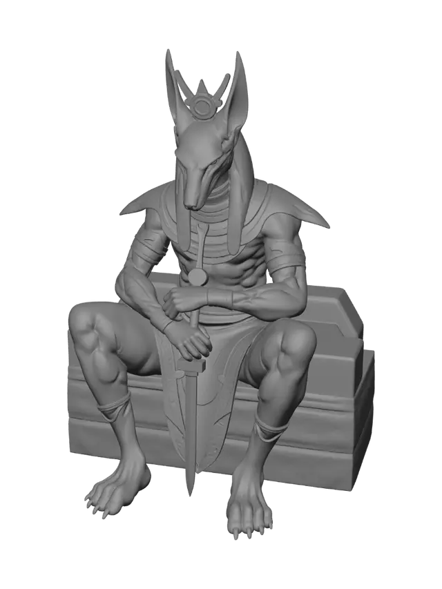 3D model for Clockwork Anubis
