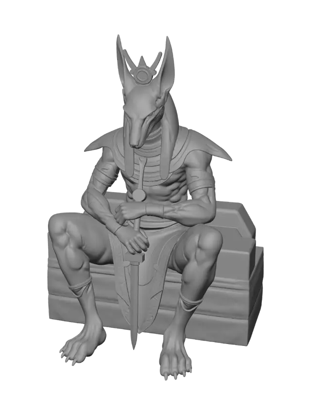 3D model for Clockwork Anubis