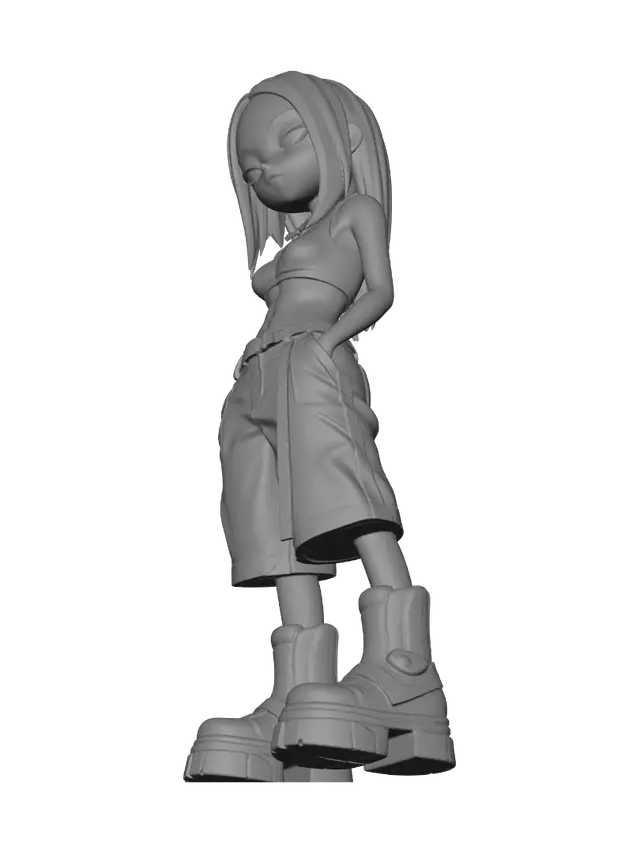 3D model for Urban Rebel Doll
