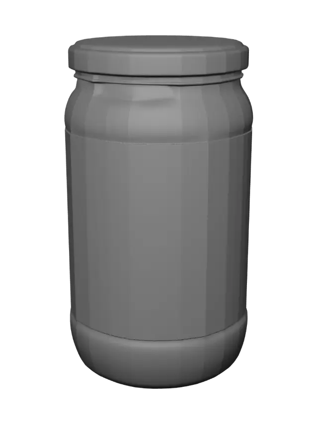 3D model for Village Flavour Deshi Ghee Jar