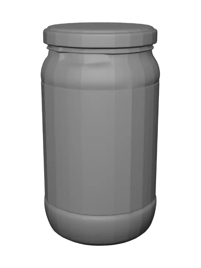 3D model for Village Flavour Deshi Ghee Jar