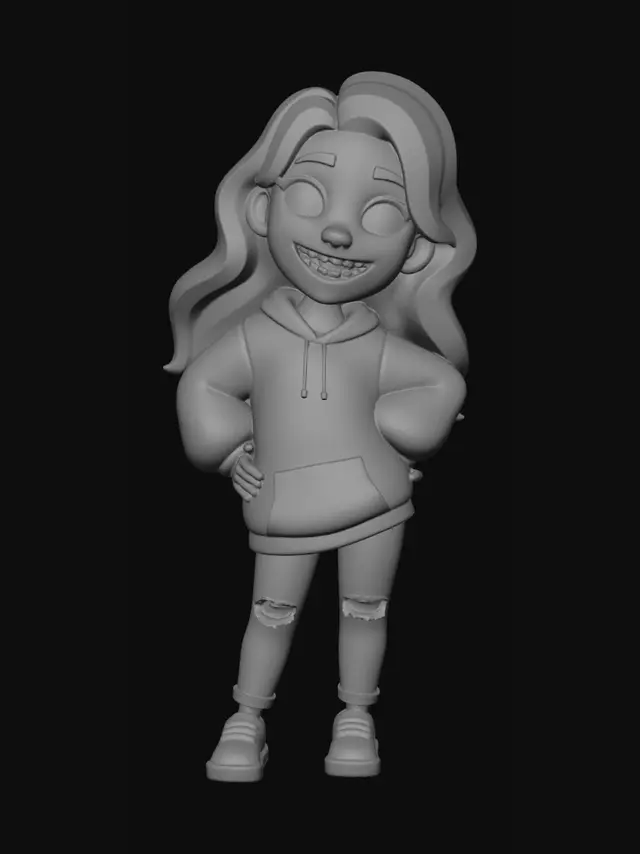 3D model for Pastel Park Portrait