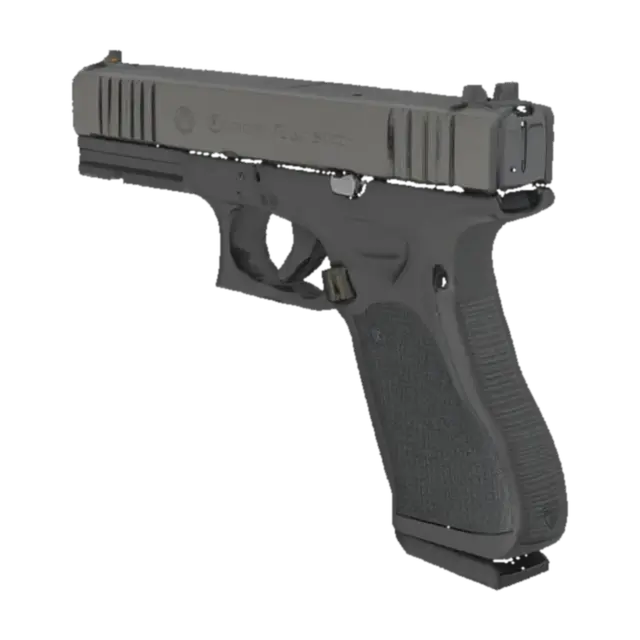 Glock 22 Gen5 Pistol 3D model, vytvořený pomocí AI