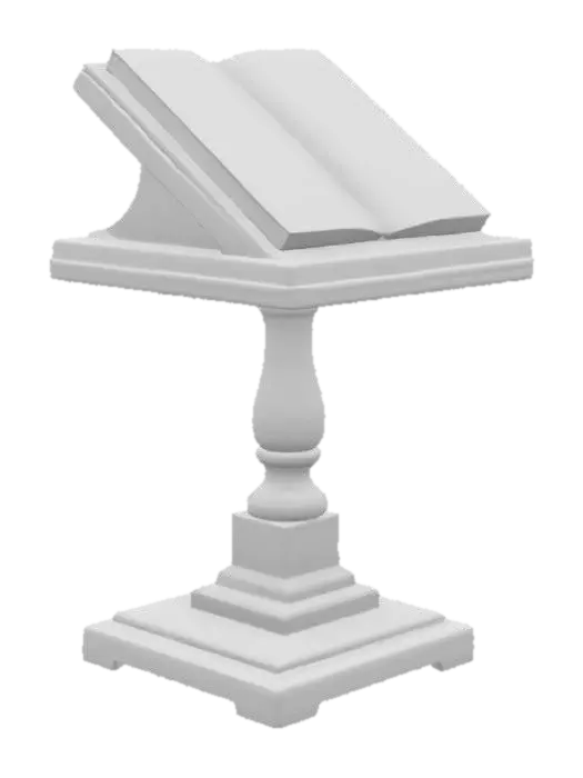 3D model for Ancient Wisdom Stand
