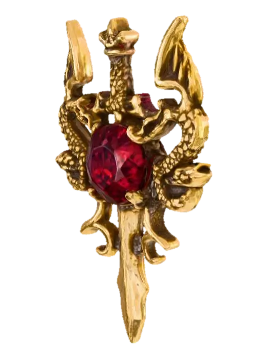 3D model for Dragon's Ruby Emblem