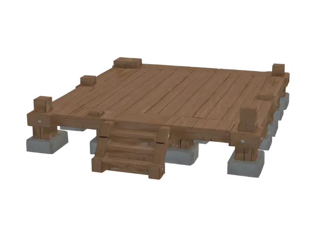 3D model for Beachfront Foundation Platform