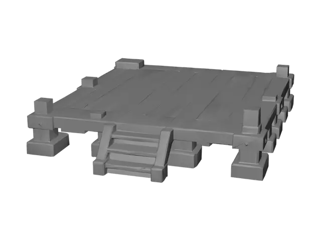 3D model for Beachfront Foundation Platform