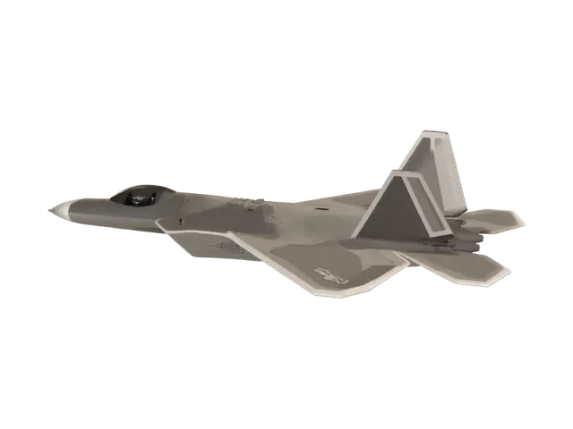 3D model for Stealth Raptor in Flight