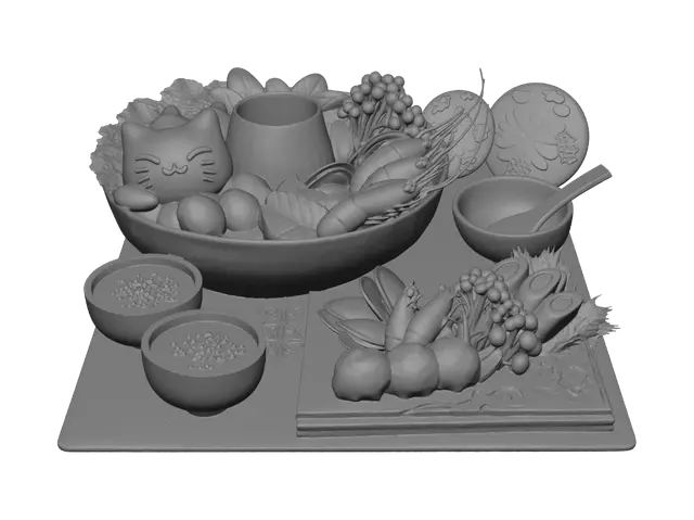 3D model for Nabe Feast