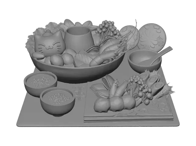3D model for Nabe Feast