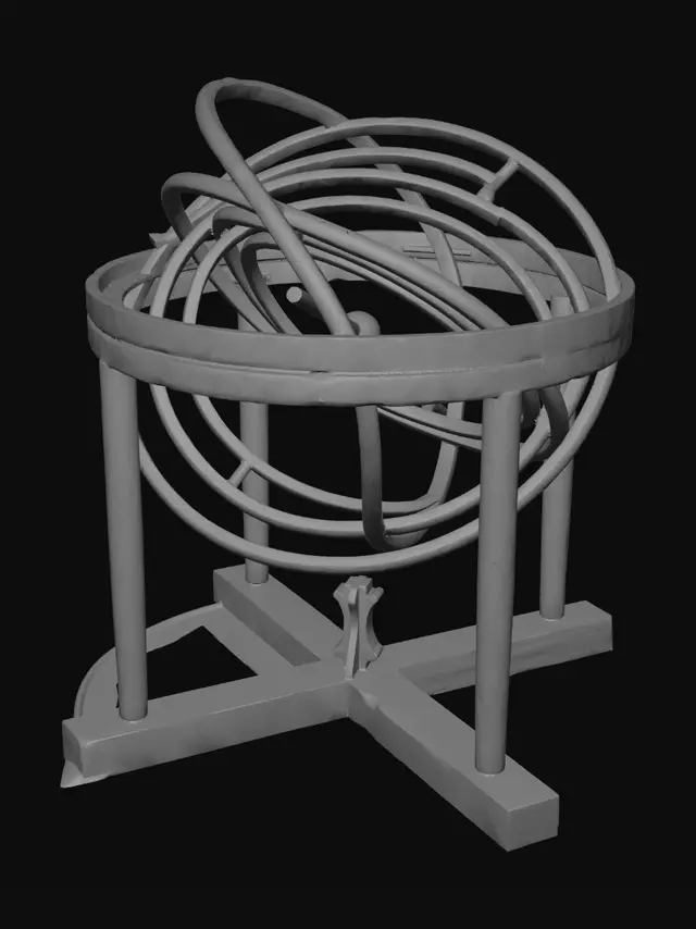 3D model for ARMILLARY SPHERE_HIGH POLY