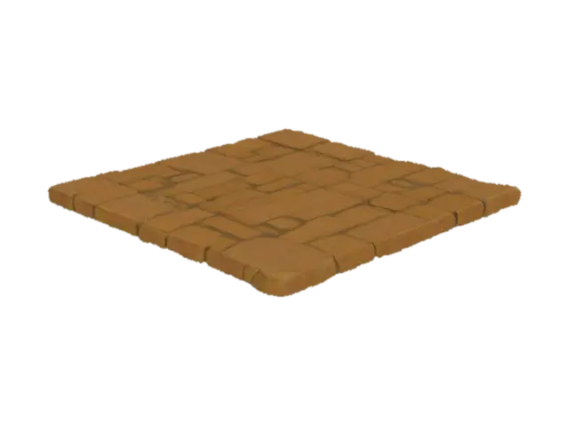 Stone Pathway 3D model, vytvořený pomocí AI