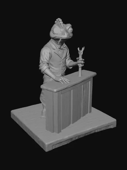 3D model for Sir Scales and Smoke