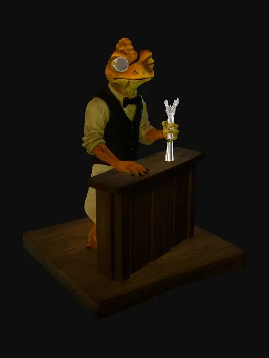 3D model for Sir Scales and Smoke