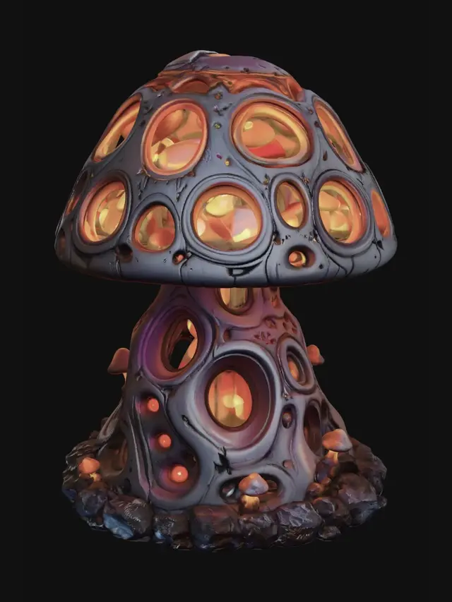 3D model for Embercap Fungus
