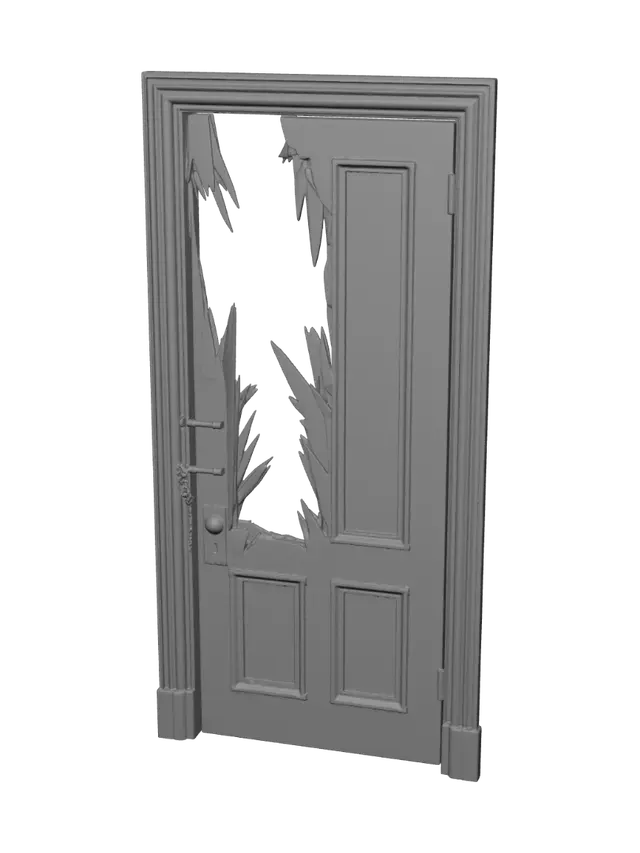 3D model for Shattered Door
