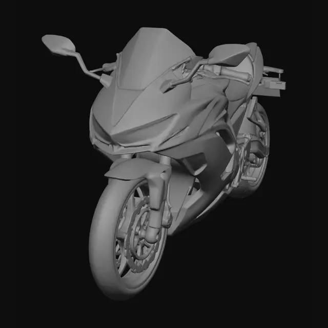3D model for Kawasaki Ninja 650
