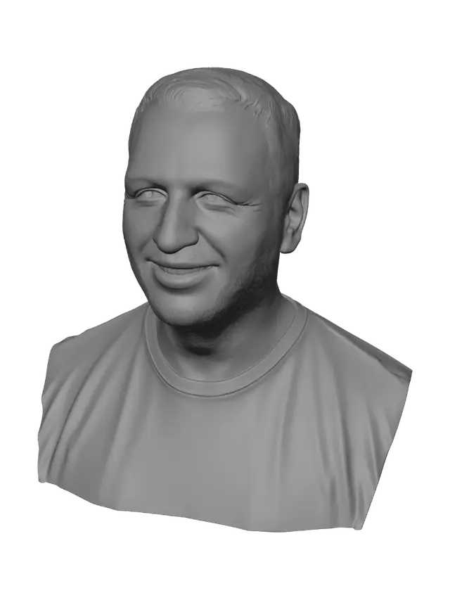 3D model for Portrait of a Smiling Man