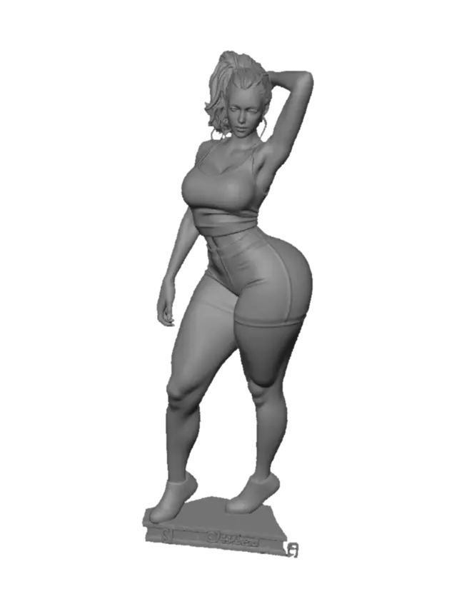 3D model for Scarlet Ponytail Workout Pose
