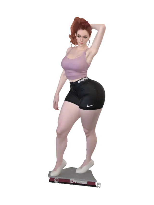 3D model for Scarlet Ponytail Workout Pose