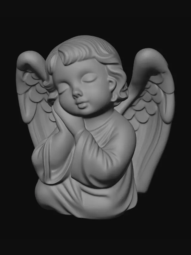 3D model for Sleeping Angel