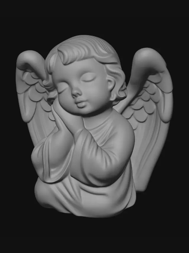 3D model for Sleeping Angel