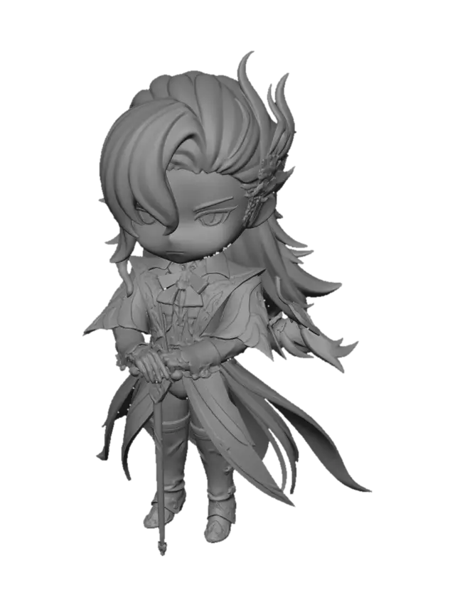 3D model for Azure Moonblade
