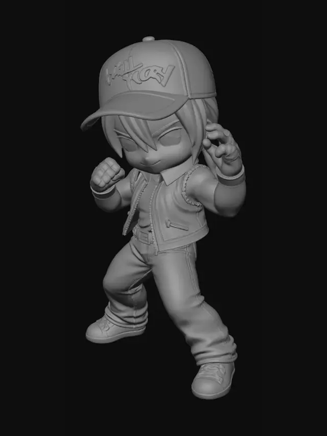 3D model for Terry Bogard