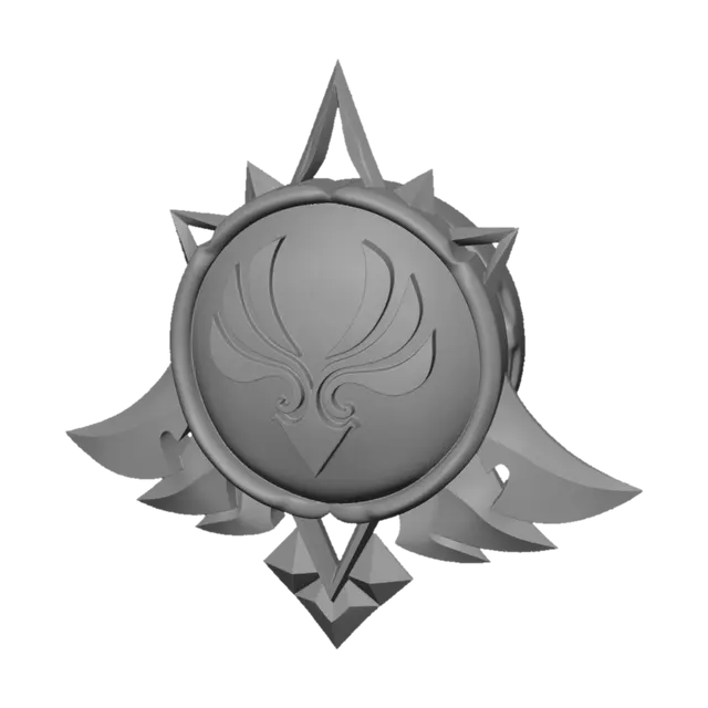 3D model for quitale los listones de los extremos derecho e izquierdo que estan volando a esta imagen