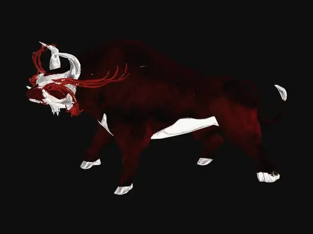 3D model for Crimson Inferno Bull