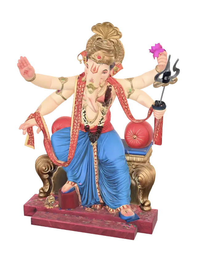 Ganeshji art - Devotional 3D model, vytvořený pomocí AI