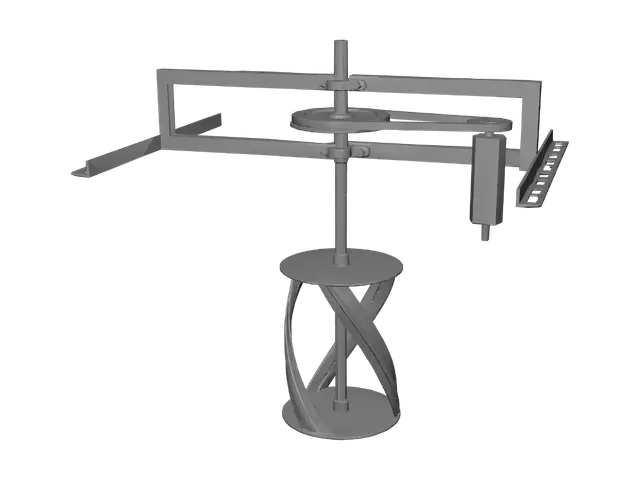 3D model for Crank-slider mechanism
