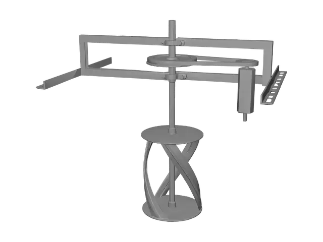 3D model for Crank-slider mechanism