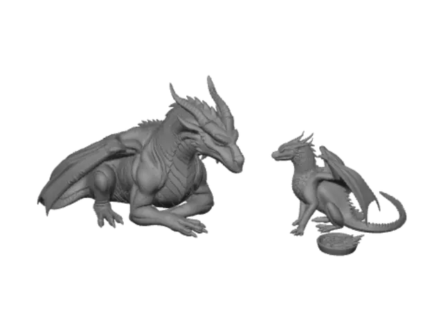 3D model for Space Station Dragons