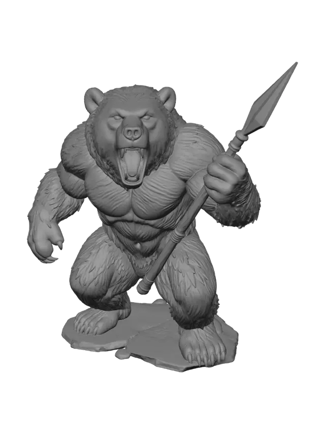 3D model for Warbear Berserker