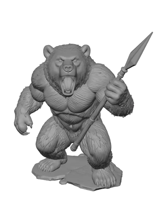 3D model for Warbear Berserker