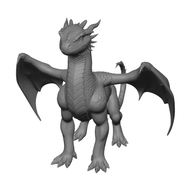 3D model for Emberwyrm