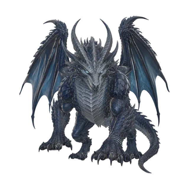 Aurora Wyrm 3D model, vytvořený pomocí AI