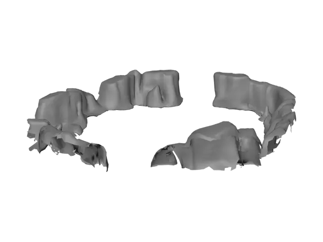 3D model for 4-1熔岩围墙顶点缩减