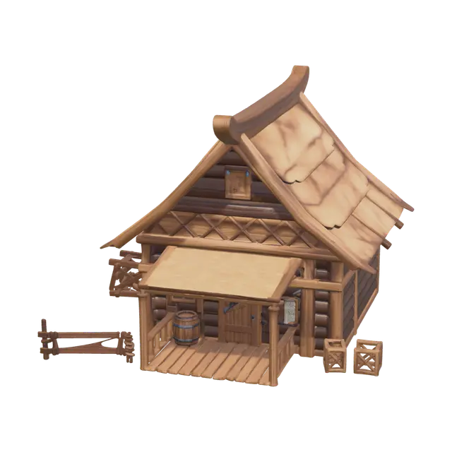 Stylized Medieval City - Streets 3D model, vytvořený pomocí AI