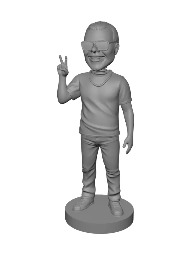 3D model for Peace Sign Pose