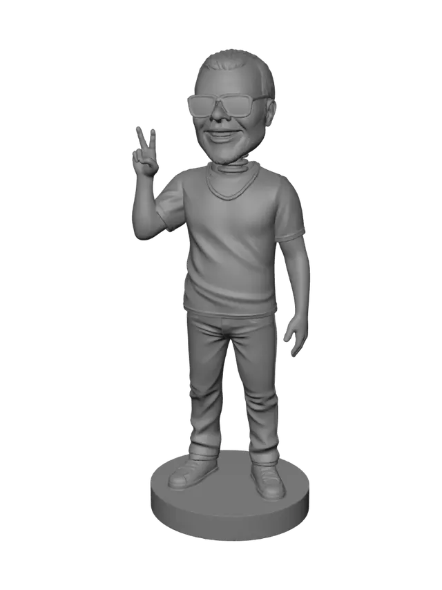 3D model for Peace Sign Pose