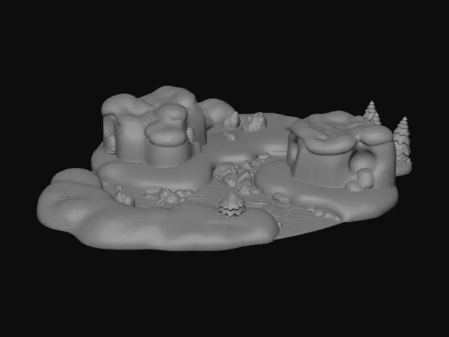 3D model for vorrei creare dei piccoli cmapi di battaglia per il gioco da tavolo dnd